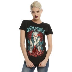 Five Finger Death Punch Dia Los Muertos Band Tee